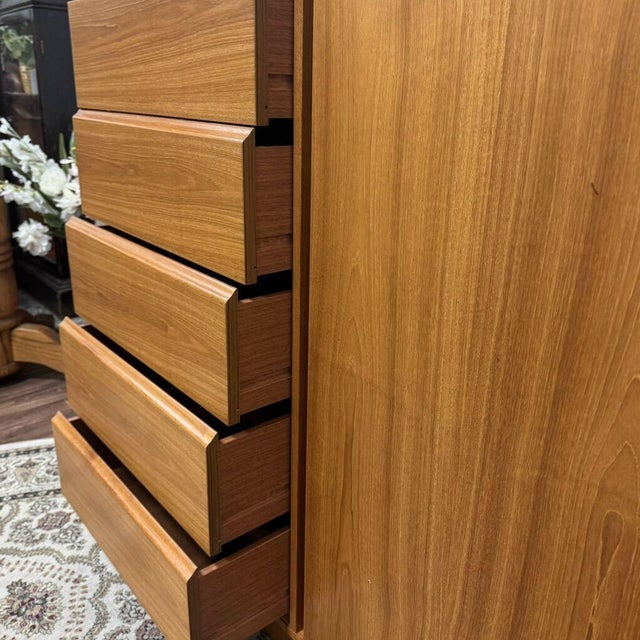 Mid 20th Century Mid-Century Modern Domino Mobler Danish Teak Dresser For Sale - Image 5 of 12