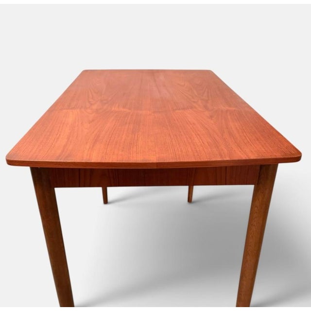 Wood Small Danish Teak Writing Desk, 1960s For Sale - Image 7 of 12
