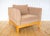Beige Mid-Century Modernist Sofa and Armchair in Blonde Maple and Upholstery attributed to Terence Conran, 1970s, Set of 2 For Sale - Image 8 of 18