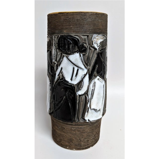 Mid-Century Modern 1960s Fratelli Fanciullacci for Raymor Vase For Sale - Image 3 of 11