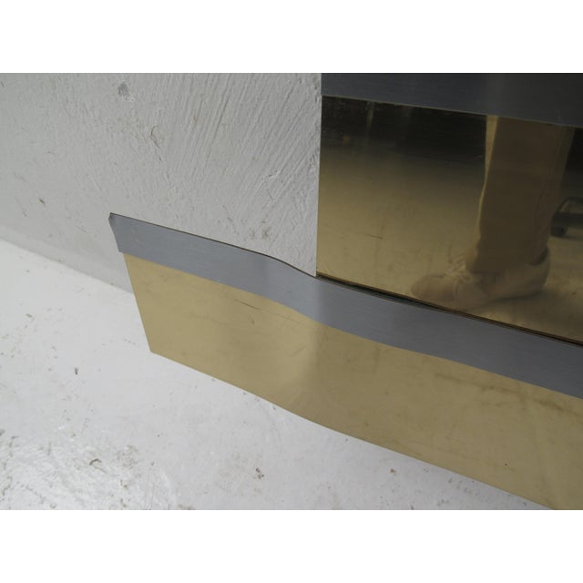 Curtis Jere 1980s Mid-Century Curtis Jere Metal Ribbon Wall Art For Sale - Image 4 of 12