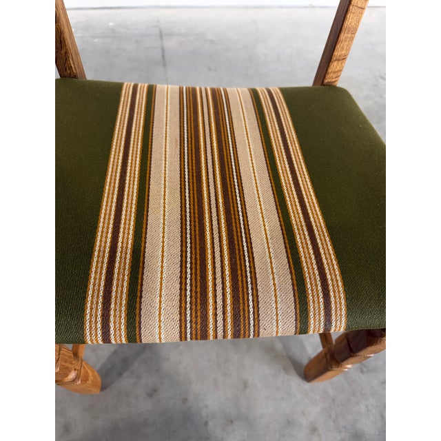 Henning Kjaernulf Attrb Danish Oak Vintage Razor Blade Dining Chairs, Set of 6 For Sale - Image 11 of 12