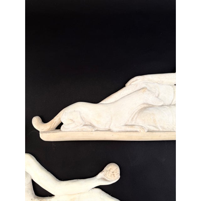 Early 20th Century Stucco Sculptures Depicting Nude Female Figures, Italy, 1920s, Set of 2 For Sale - Image 6 of 13