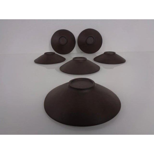 Ceramic Bowls by Inge Böttger for BKW Keramik, 1960s, Set of 6 For Sale - Image 6 of 13