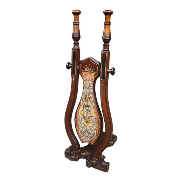 Rare Antique Victorian Ebonized Walnut Boot Jack For Sale