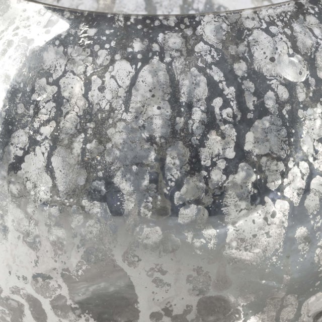 Regina Andrew Votive Bowl in Antique Mercury For Sale - Image 4 of 5