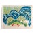 Barbara Beck 1988 Abstract Watercolor Painting on Paper Titled Bridging Blue - Signed/Dated/Unframed For Sale