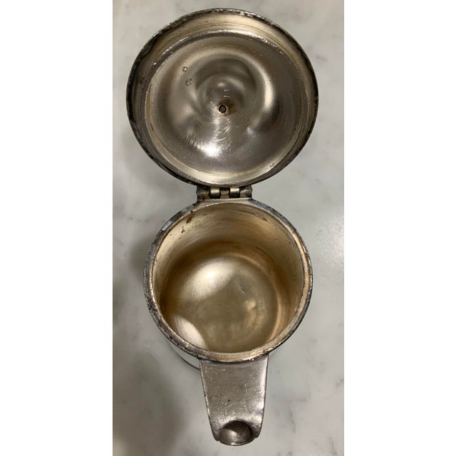 The Plaza Hotel New York - Silver-Soldered Individual Coffee Pot by International Silver 8 Oz.- Hotel Silver Collectors & Tea Enthusiasts - See Pics! For Sale - Image 9 of 12