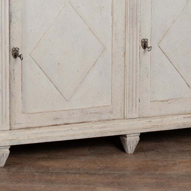 Late 19th Century White Swedish Sideboard Buffet For Sale - Image 14 of 16