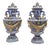 Hand-Painted Earthenware Tibore Vases by José Gimeno Martínez, Manises, Valencia, Spain, 1970s, Set of 2 For Sale