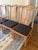Beautiful matched set of six Chinese-style yoke-back (guanmaoyi / official’s hat) chairs by Baker Furniture. Includes two...