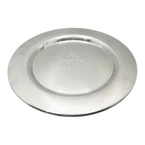 Late 20th Century Engraved Silverplate Sb Country Club Golf Club Trophy Plate Wma Rogers