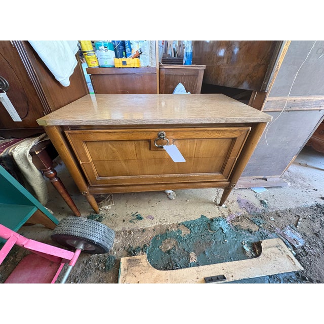 Wood Basic-Witz 2 Drawer Dresser For Sale - Image 7 of 7