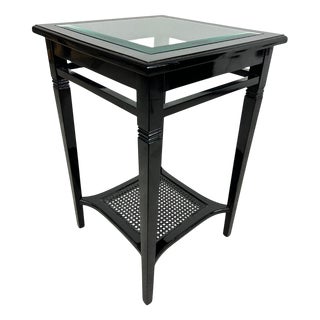 Secession Black Side Table, 1920s For Sale