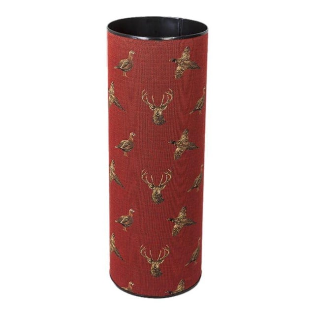 A lovely addition to any home, this stylish and durable tapestry umbrella stand is constructed from metal and covered in...