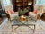 1980s Italian Vintage Glass and Brass Square Coffee Table by Solmet For Sale - Image 9 of 10