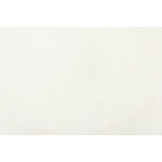 White Mid Century Swag Chairs by George Nelson for Herman Miller For Sale - Image 10 of 13