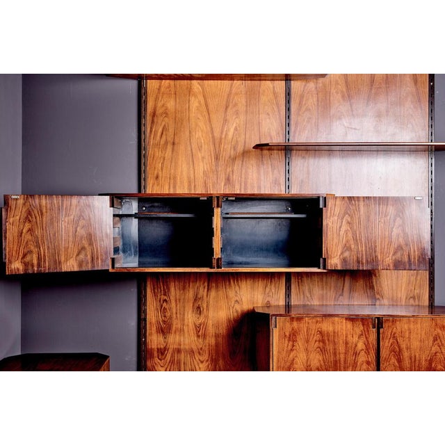 Vintage Modular Wall Unit and Credenza by Elio Monesi, Italy, 1950s, Set of 2 For Sale - Image 6 of 18