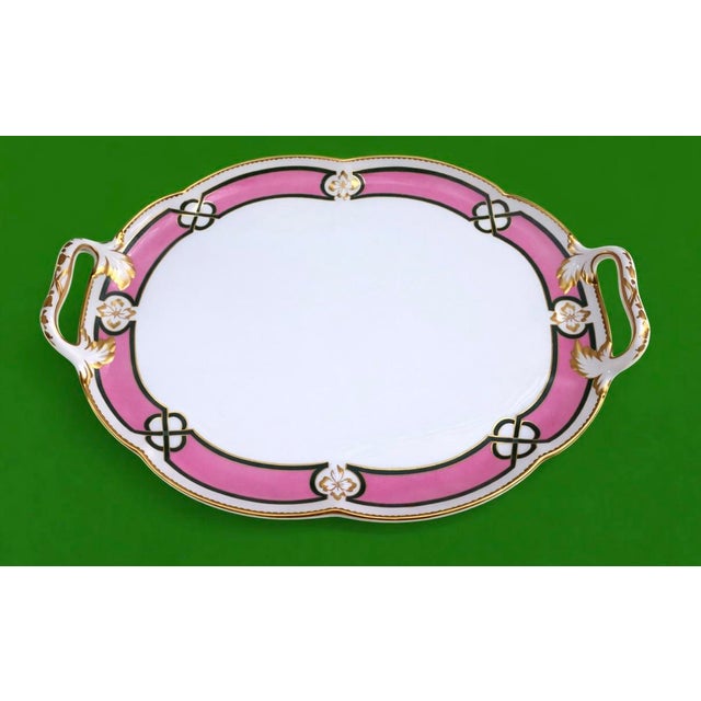 Antique Large French Porcelain Tray For Sale - Image 11 of 11