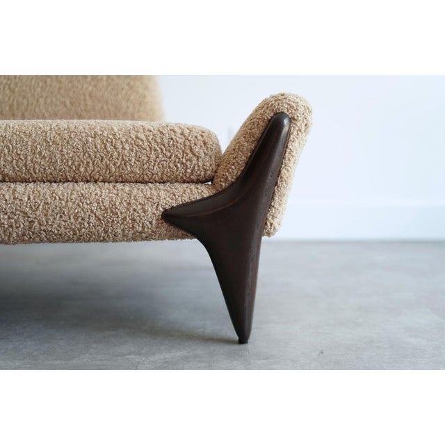 Wood Set of Gondola Sofas by Adrian Pearsall, C. 1950s For Sale - Image 7 of 9