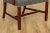 Wood Chippendale Style Hickory Chair Mahogany Armchair For Sale - Image 7 of 13