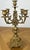 Vintage French Brass Ornate Candleholders, Set of 2 For Sale - Image 4 of 12