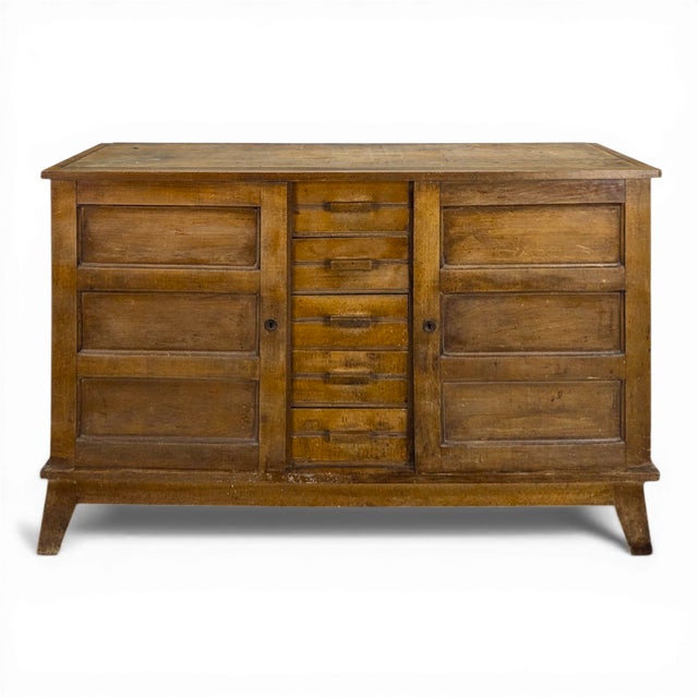 Brown Reconstruction Sideboard by René Gabriel For Sale - Image 8 of 8