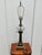 Metal Vintage Stiffel Style Brass & Glass Oil-Lamp Style Table Lamp For Sale - Image 7 of 8