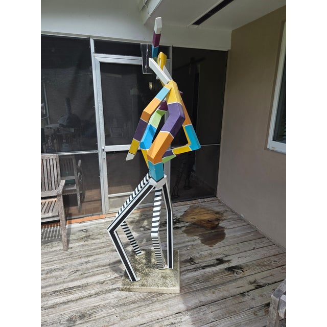 Metal Monumental Robert Cordisco Aluminum Sculpture Figurines Unsigned For Sale - Image 7 of 11
