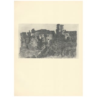 Giorgio Morandi, The Poggio in the Evening, Lithograph For Sale