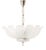 Scandinavian Modern Pendant Lamp in Chrome and Glass attributed to Carl Fagerlund, 1940s For Sale