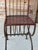 A wonderfully unusual vintage Italian iron accent chair attributed to designer S. Salvadori. The sculptural frame features...