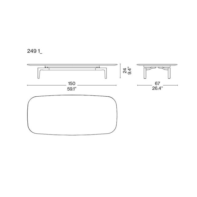 Cassina Volage Ex-S Coffee Table in Marble and Aluminium Base by Philippe Starck for Cassina For Sale - Image 4 of 16