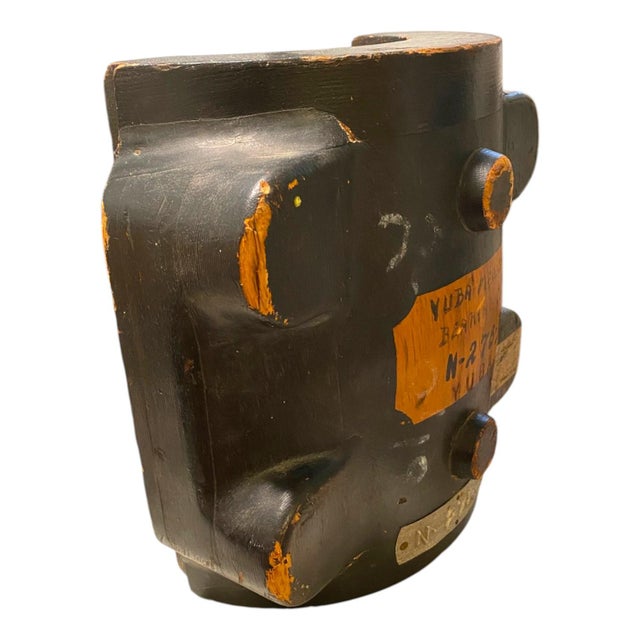 Industrial Yuba Manufacturing Foundry Mold California Architectural Salvage Antique Decor For Sale - Image 3 of 15