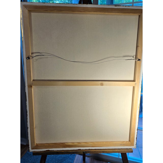 Contemporary Fine Art Sunflowers Hand Painted in Oils With Gold Leaf on Canvas For Sale - Image 14 of 18