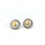 Authentic John Hardy Estate Post Palu Clip-on Earrings Sterling Silver 22k Y Gold JH68 TRUSTED SELLER SINCE 2002 PLEASE...