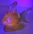 Yellow Mid Century Yellow Glass Angel Fish Figurine For Sale - Image 8 of 10