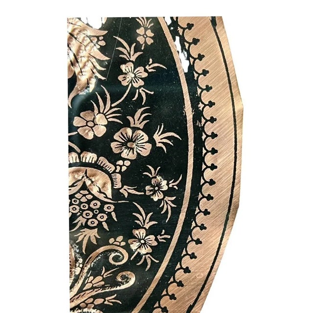Turkish Turkish Handcrafted Copper With Frame For Sale - Image 3 of 9