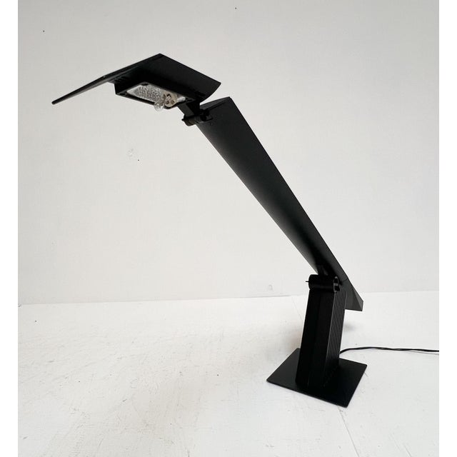 Black Condor Desk Lamp by Hans Von Klier for Bilumen, 1980s For Sale - Image 10 of 10