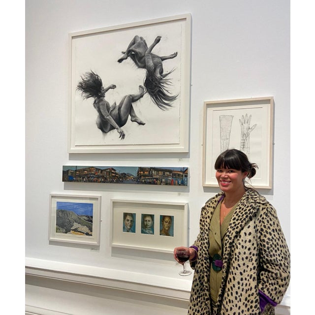 Patsy McArthur, Vortex, Charcoal and Conté Drawing on Watercolor Paper, 2018 For Sale - Image 6 of 8