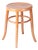 Mid-Century Stool in Sold Beech and Plywood, Czech, 1950s For Sale