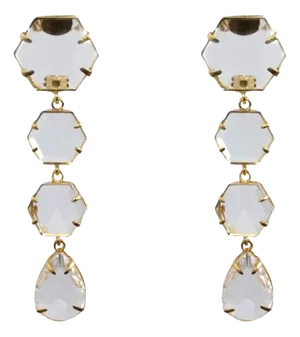 Kerry Earrings, Gold, Clip On