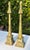 Metal Vintage Neoclassical Patinated Metal Architectural Finials, Pair For Sale - Image 7 of 12