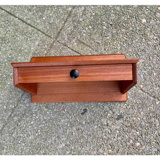 A Pair of Vintage Danish Wall Unit in Teak by Gunni for Omann Jun, 1960s For Sale - Image 10 of 12