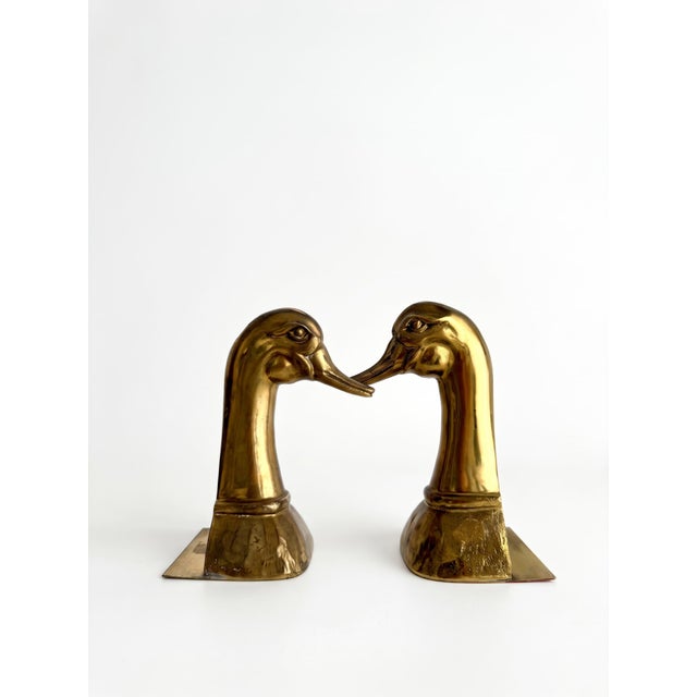 Almazán Patinated Brass Bookends, 1970s, Set of 2 For Sale - Image 3 of 8