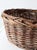 Brown Vintage Wicker Gathering Basket For Sale - Image 8 of 14