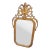 1930s Ornate Wood Framed Gold Gilt Mirror For Sale