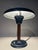 Industrial Blue Mushroom Desk Light in Aluminium and Copper, Germany, 1950s For Sale - Image 4 of 16