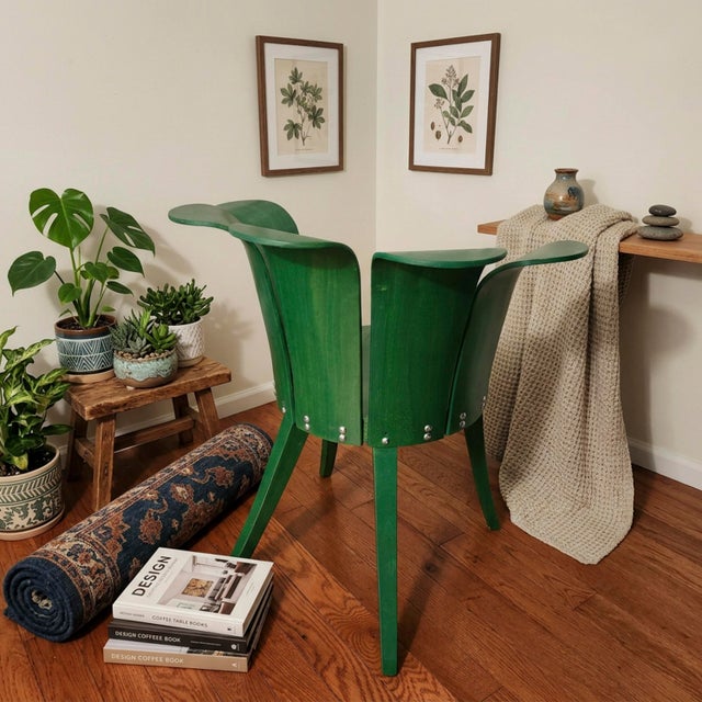 Late 20th Century Vintage 1980s Sculptural Bentwood “Flower” Chair – Attributed to Miro Harold / King Harold For Sale - Image 5 of 11