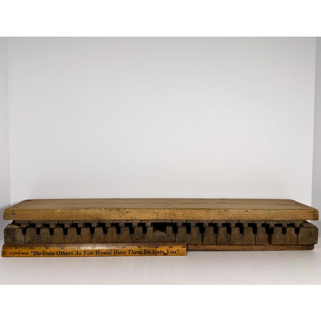 Antique Wooden Cigar Mold, S. Maier No. 385, Primitive Display For Sale - Image 10 of 10